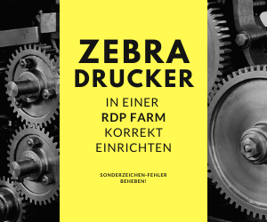 Zebra Drucker einrichten Titel