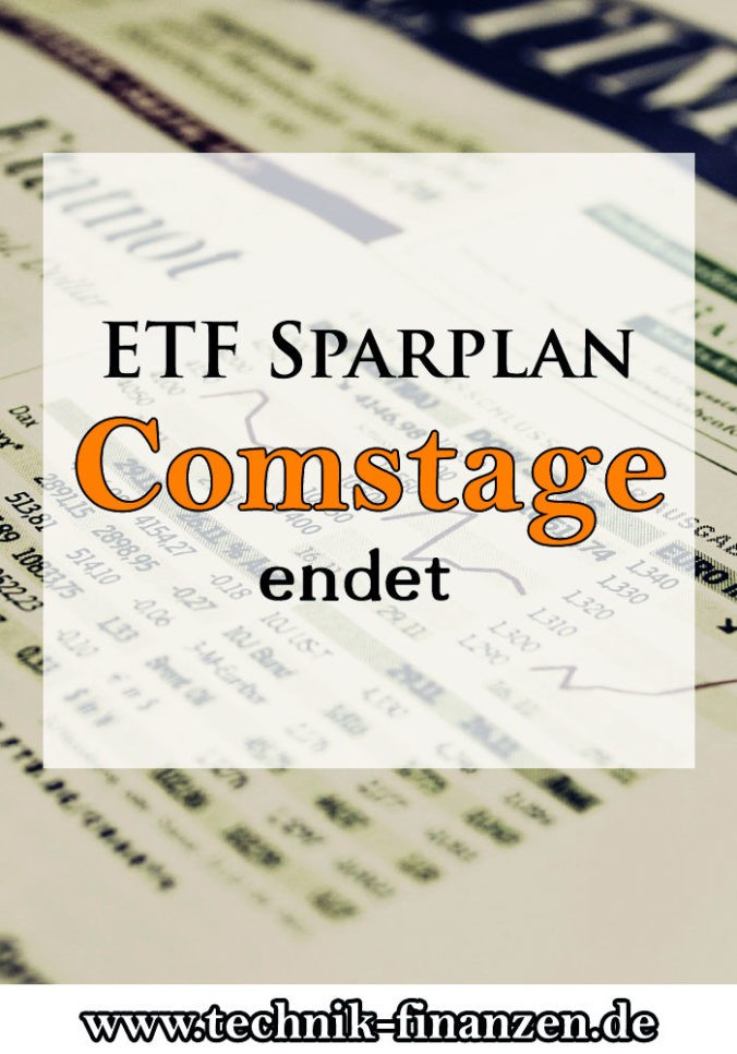 ETF Sparplan Comstage