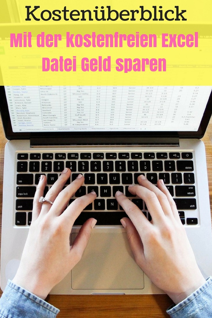 Die monatlichen kosten im Überblick behalten und dabei Geld sparen. Mit der kostenlosen Excel Datei kein Problem mehr. Haushaltsbuch