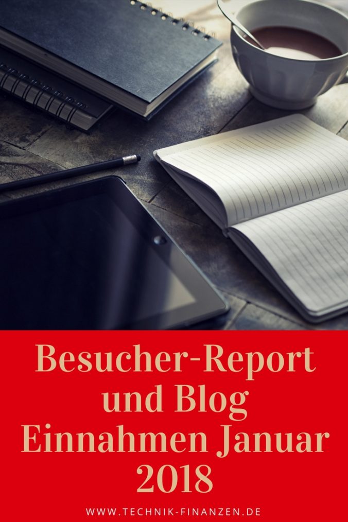 Besucher Report Januar 2018 Blog Einnahmen