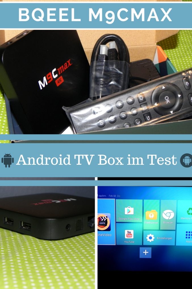 Die Android TV Box Bqeel M9Cmax im großen Test für Streaming und KODI