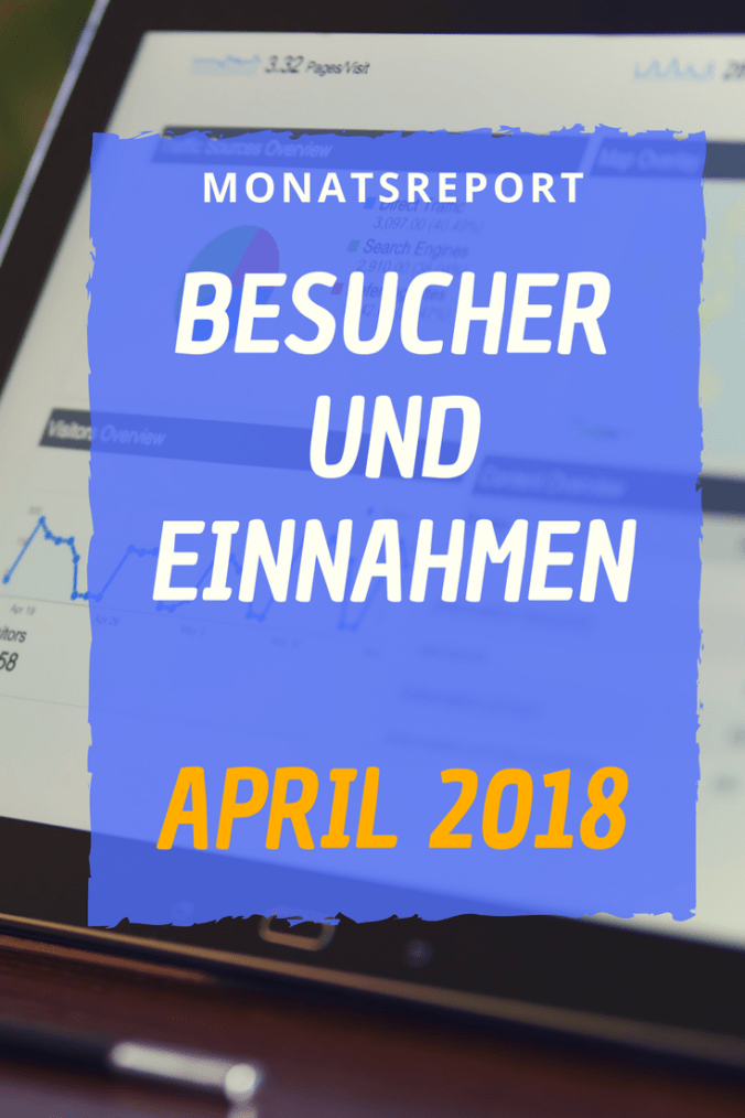 Im April 2018 konnte ich endlich die Besucherzahlen in die höhe Treiben und die Einnahmen verdreifachen.