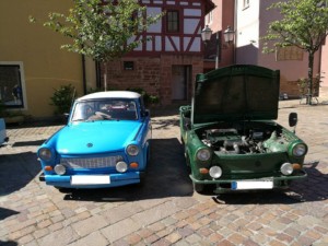 Oldtimertreffen Obernburg im Mai 2018 mit Trabi Treff