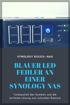 Die Synlology NAS fährt nicht mehr hoch und das Webinterface ist nicht erreichbar. Hier die mögliche Lösung für das Problem