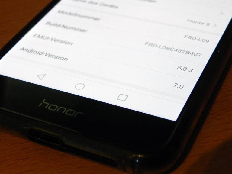 Honor 8 bekommt jetzt Android 8
