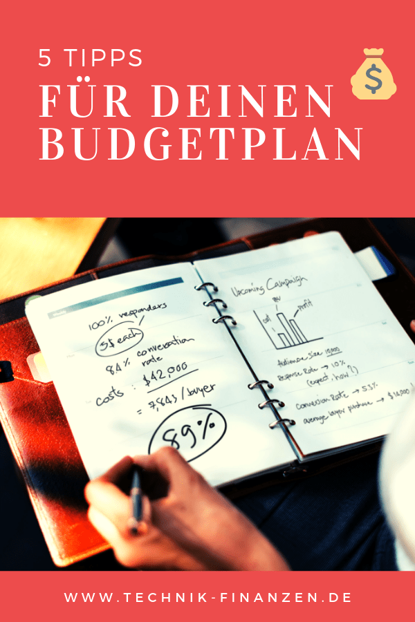 5 Tolle Tipps endlich sein Budget auf die Reihe zu bekommen und einen Überblick über Einnahme und Ausgaben zu haben. Wo lässt sich Geld sparen und für was gibt man unnötig Geld aus.
