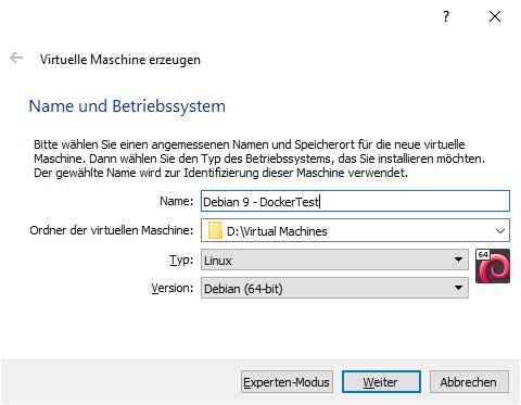 Debian9 VM Setup1