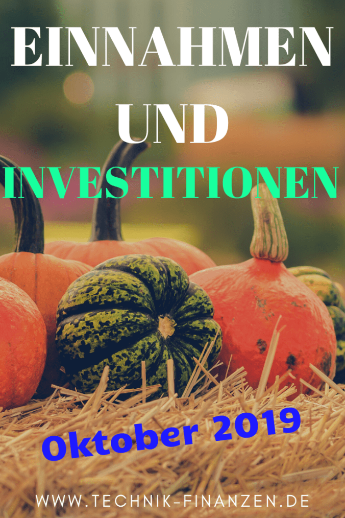 Ordentliche Gewinne konnte ich im Oktober 2019 über meinen Blog einfahren.