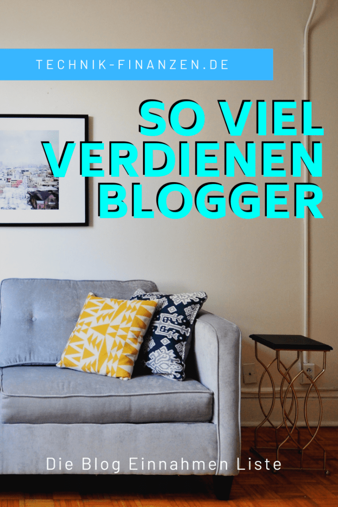 So viel Geld verdienen andere mit ihrem Blog.