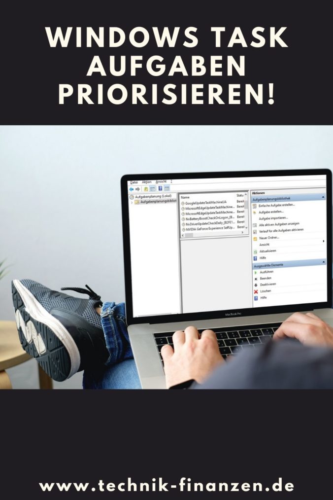 Priorisieren von Windows Tasks