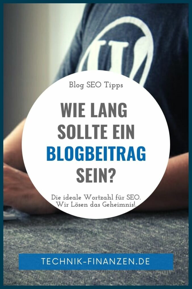 Wie lang sollte ein Blogbeitrag sein