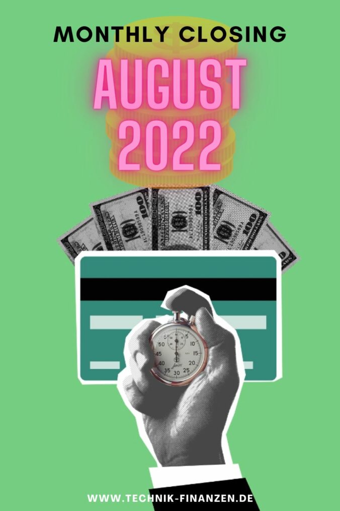 monthly closing august 2022