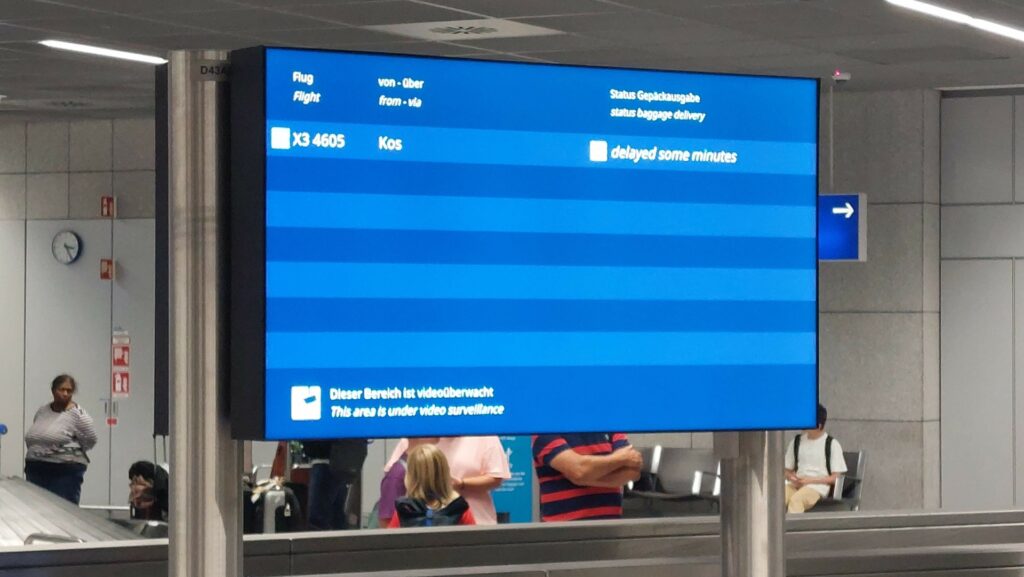 Frankfurt Fraport Gepäckinformation